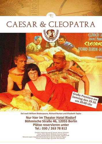 Caesar & Cleopatra frei nach William Shakespeare, Richard Burton und Elizabeth Taylor